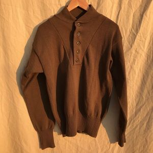 Military wool sweater